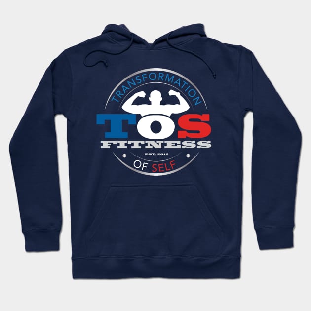 TOS Red, White, and Blue Hoodie by Transformation of Self 
